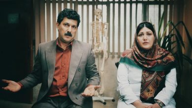 حامد بهداد و باران کوثری در صحنه ای از فیلم گیجگاه ساخته عادل تبریزی