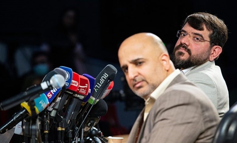 نشست خبری مجتبی امینی دبیر چهل و یکمین جشنواره فیلم فجر
