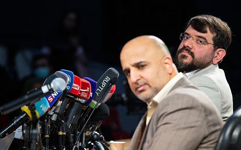 نشست خبری مجتبی امینی دبیر چهل و یکمین جشنواره فیلم فجر